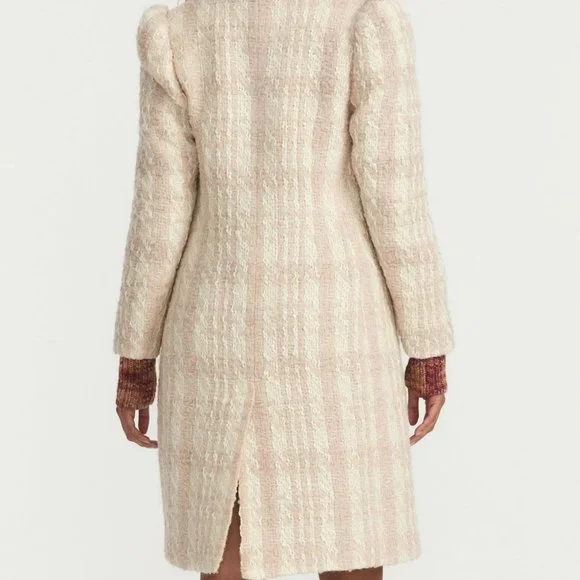 LoveShackFancy Asyrn Coat in Winter White - Picture 5 of 5